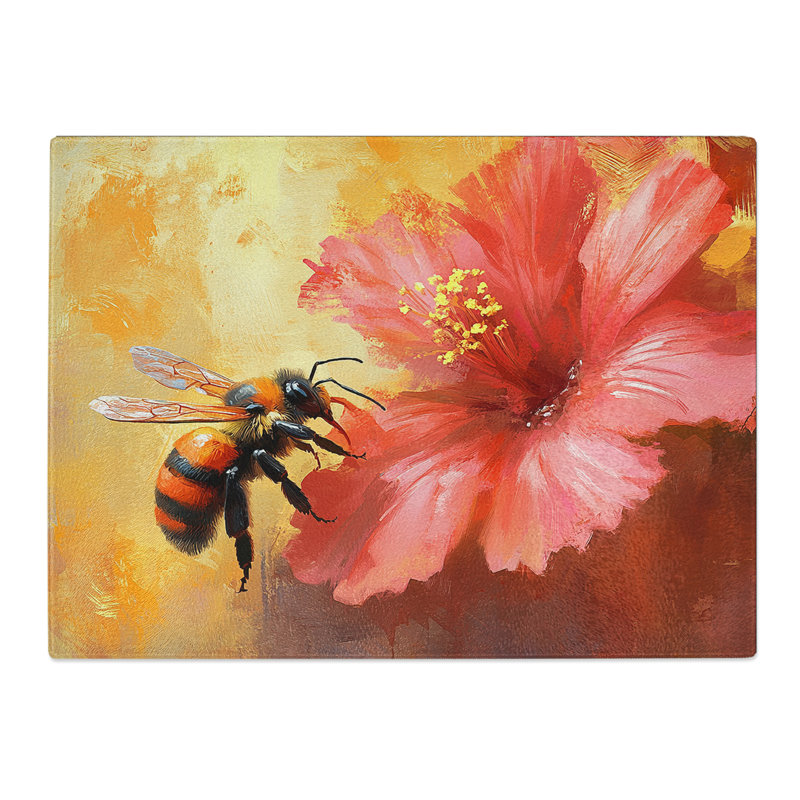 Bee Vol.2  Glass Chopping Board