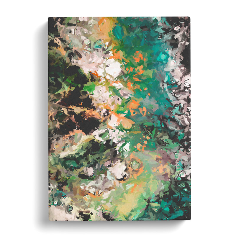 Ceremony of Shadows Abstract - Wall Art, Wrapped Canvas, 50cm H x 35cm W x 3cm D, No Matte