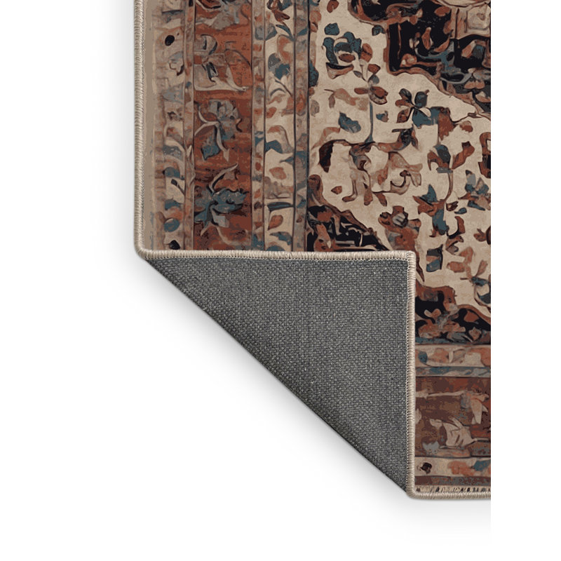 Tapis brun soyeux et moelleux, Carré 4 pi