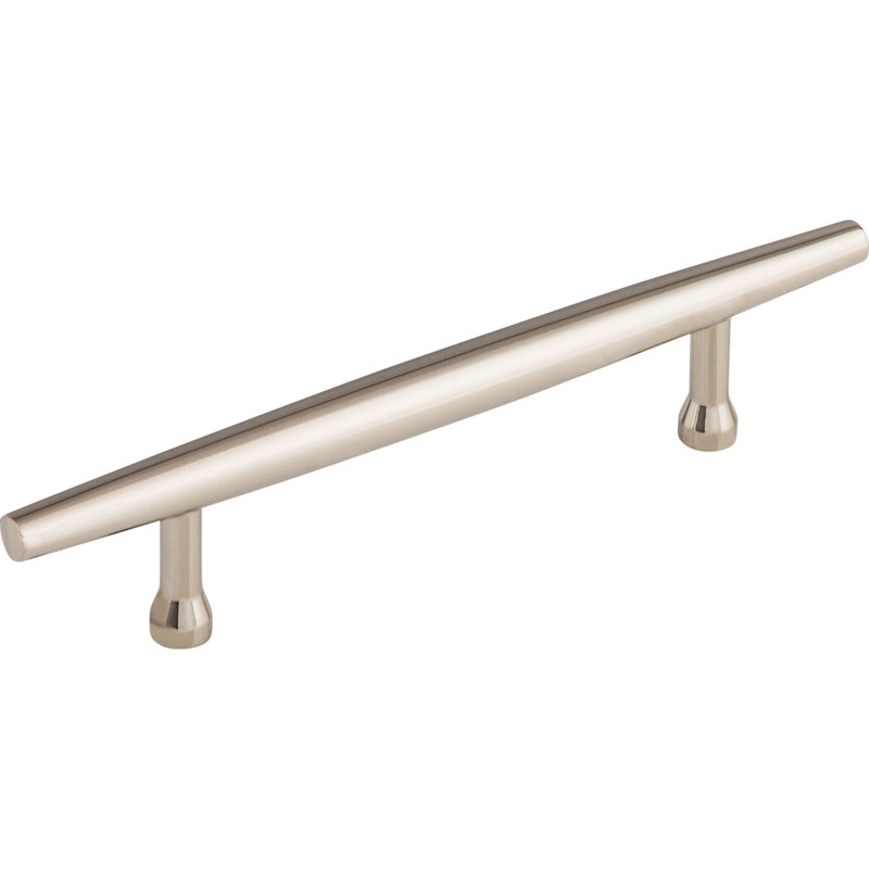 Allendale Bar Pull, Polished Nickel, 3 3/4" Center to Center