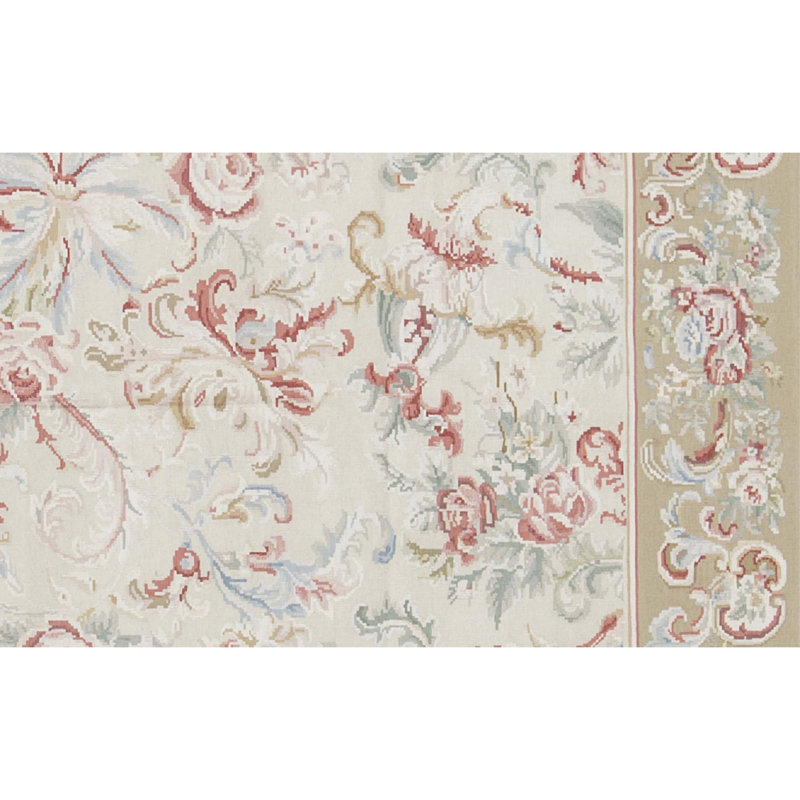 Aubusson Wool Area Rug
