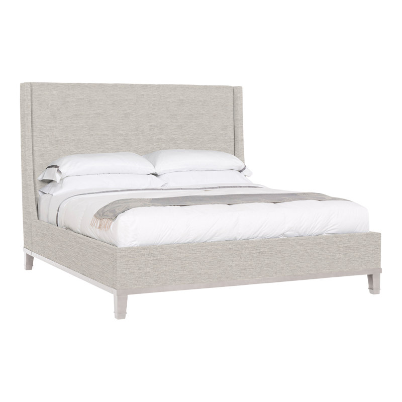 Michael Weiss Solid Wood Wingback Bed, Tommy Snow, Casa Blanca