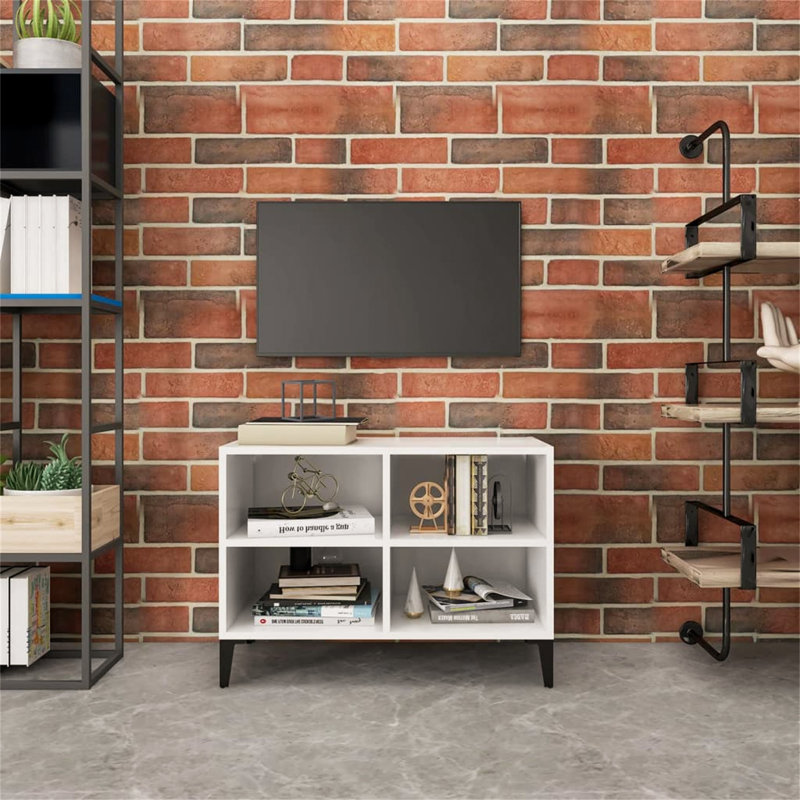 Stehouse Unfinished TV Stand for TVs up to 28", White