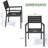 Muntz 6 - Person Metal Patio Dining Set with Rectangular Table-1331214295