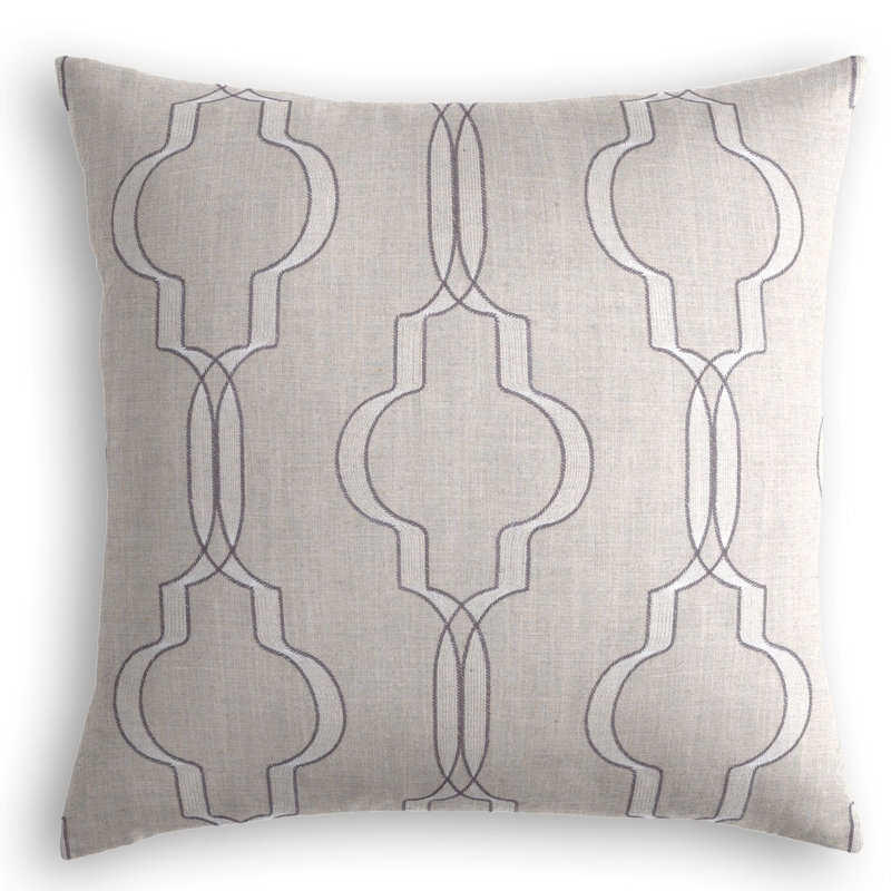 Take A Fancy Embroidered Reversible Throw Pillow, 18" x 18"
