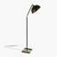 Lampe sur pied géométrique noire Aura