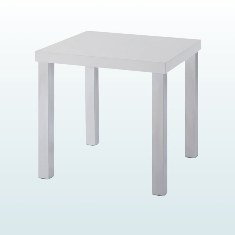 Élégante table de bout Nirvana White
