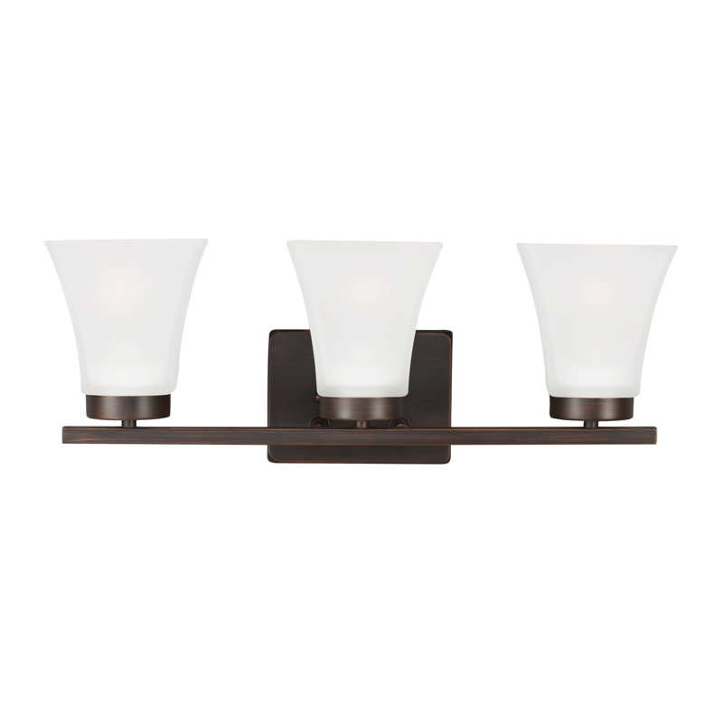 Bayfield Three Light Wall / Bath from Generation Lighting , Bronze, Yes