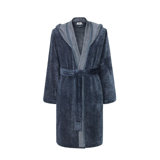 Magellan Cotton Blend Terry Cloth Ankle Bathrobe with Hood for Kids