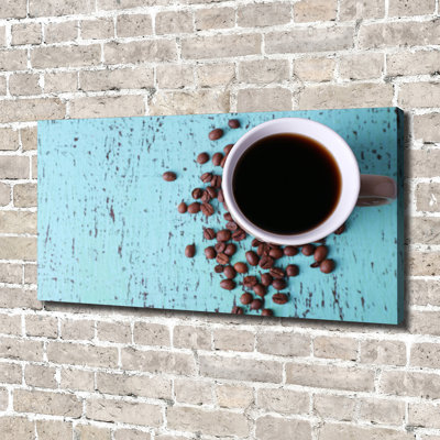 Black Coffee 1 Piece Wrapped Canvas Wall Art