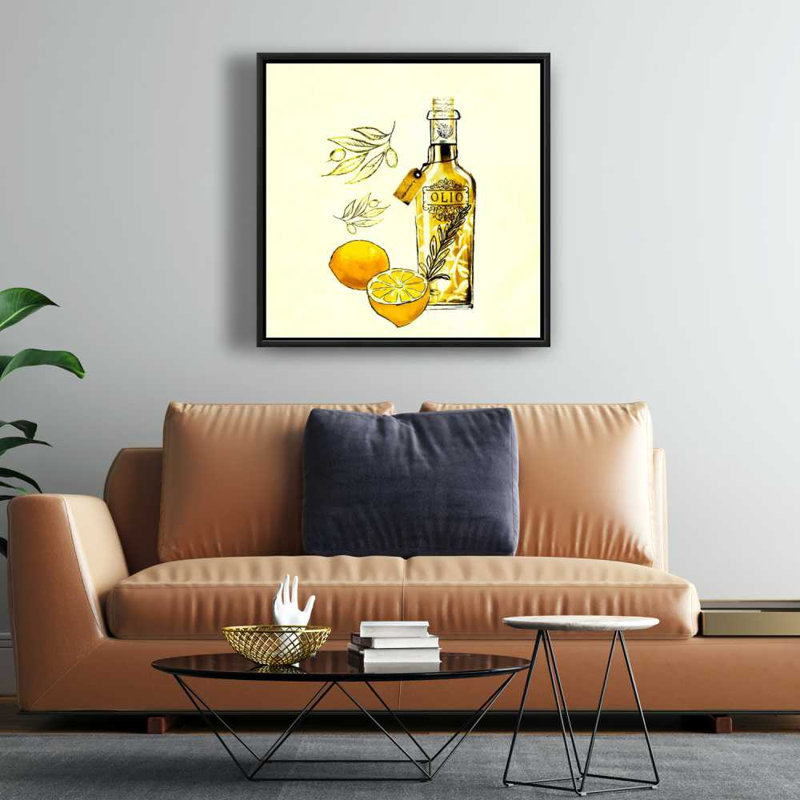 Toile citrons | Art encadré Home Decor
