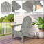 Chaise Adirondack pliante en bois DiBernardo-1467020023
