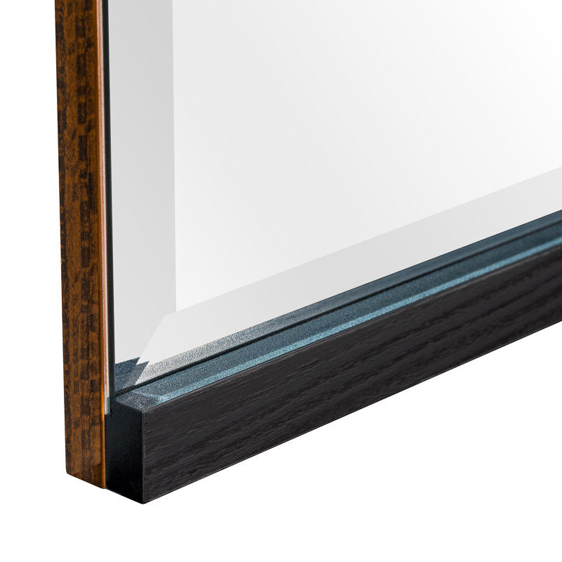 Kayner Dresser With Mirror - Charcoal