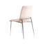 Ambermarie Velvet Modern Dining Chairs with Metal Chrome Metal Legs, Upholstered Armless Dinner Chairs-796964301