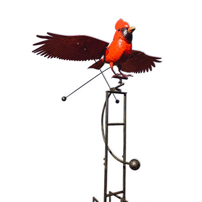 Kellie Bird Weather Resistant Metal Garden Statue