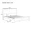 Lit plateforme moderne en bois massif avec support de lattes robuste-16375194-16375195