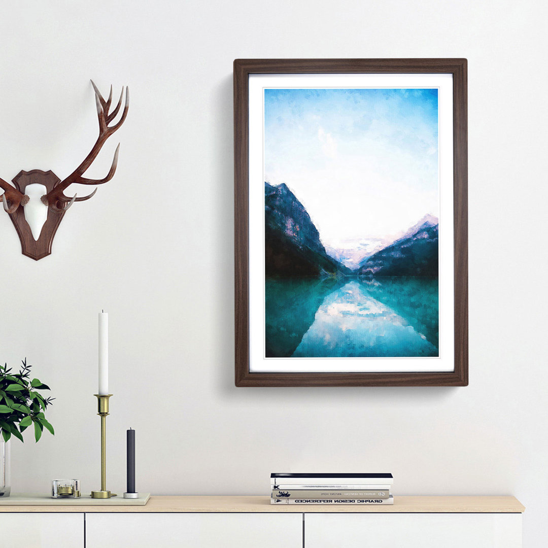Lake Louise in Canada - Framed Print