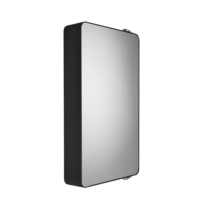 1149.86mm W 24.88mm H Surface Framed Medicine Cabinet Mirror 2
