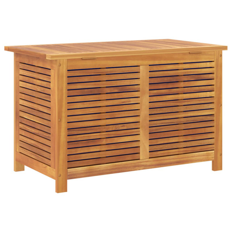 Alpen Home Shirli 90cm W 0L Water Resistant Solid Wood Deck Box in Brown