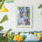 Iris Garden -Framed Print
