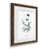 Papier, cadre noyer