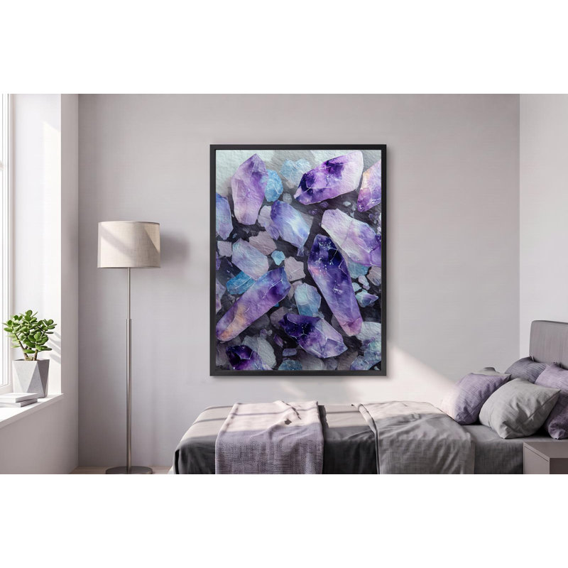 Amethyst Glow, 20" H x 26" W