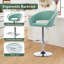 Tabouret de bar rotatif à hauteur ajustable Anastacio-587447634-585722589