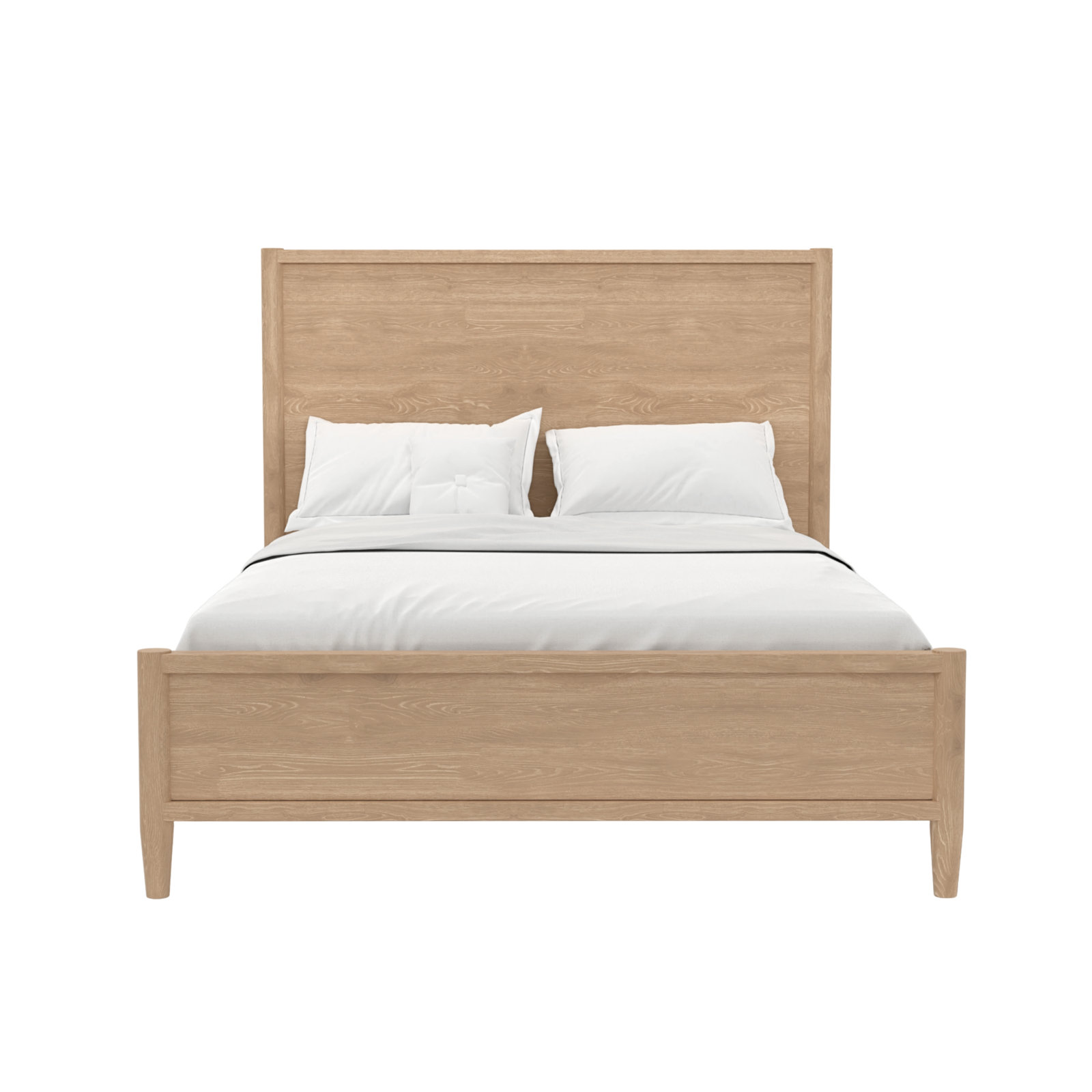 Reece Panel Bed, California King, Natural
