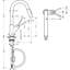 AXOR Starck Single Handle Kitchen Faucet-9780531