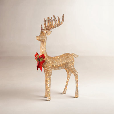 The Holiday Aisle® 48" Lighted Standing Reindeer
