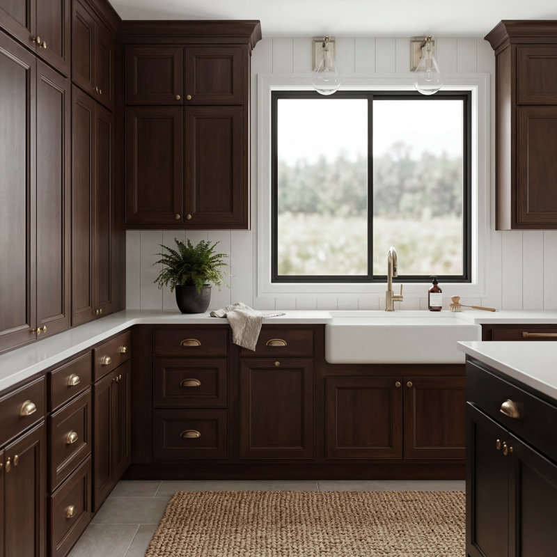 Dwelling Essentials Larimore Door Sample, Espresso