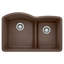 Diamond SILGRANIT 32" L x 20.88" W Double Bowl Undermount Kitchen Sink with Low Divide-14516839