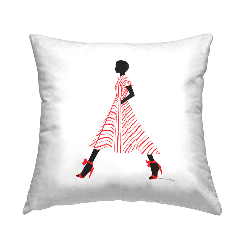 Coussin décoratif en polyester Swigart