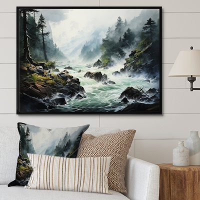 Berndien Storm Cascading Waters I - reproduction sur toile