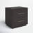 Nigel 2 - Drawer Solid Wood 22" Nightstand in Burnished Black