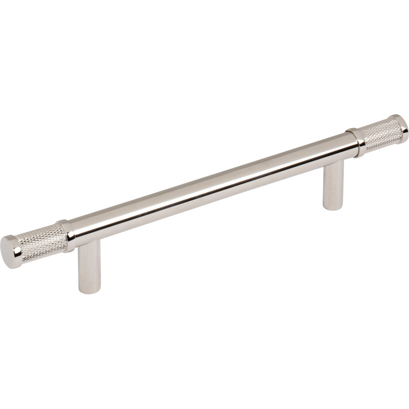 Burnham Bar Pull, Polished Nickel, 5 1/16" Center To Center