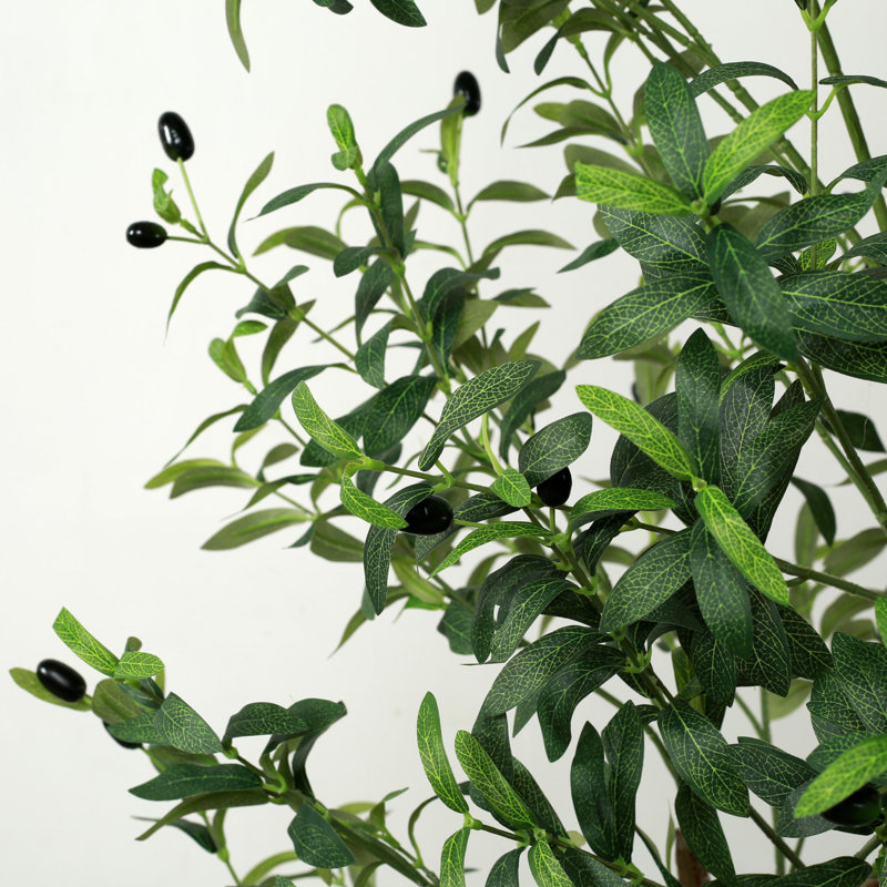 Approx. 83 Inches High Artificial Olive Tree