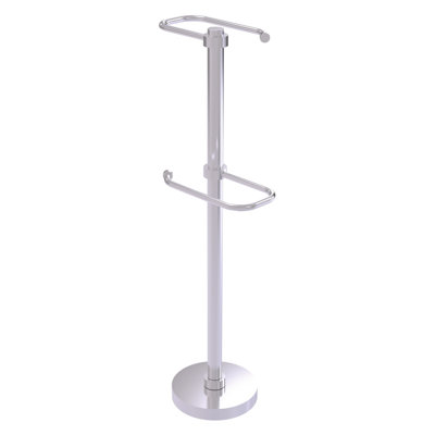 Porte-papier hygiénique sur pied 2 rouleaux