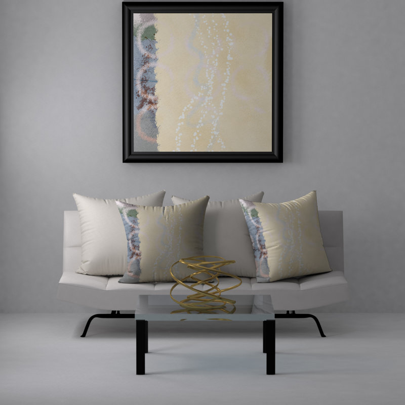  Housse de coussin carré et insert, H 18 po x l 18 po