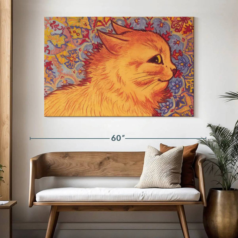 Profil de chat, H 34 po x l 51 po
