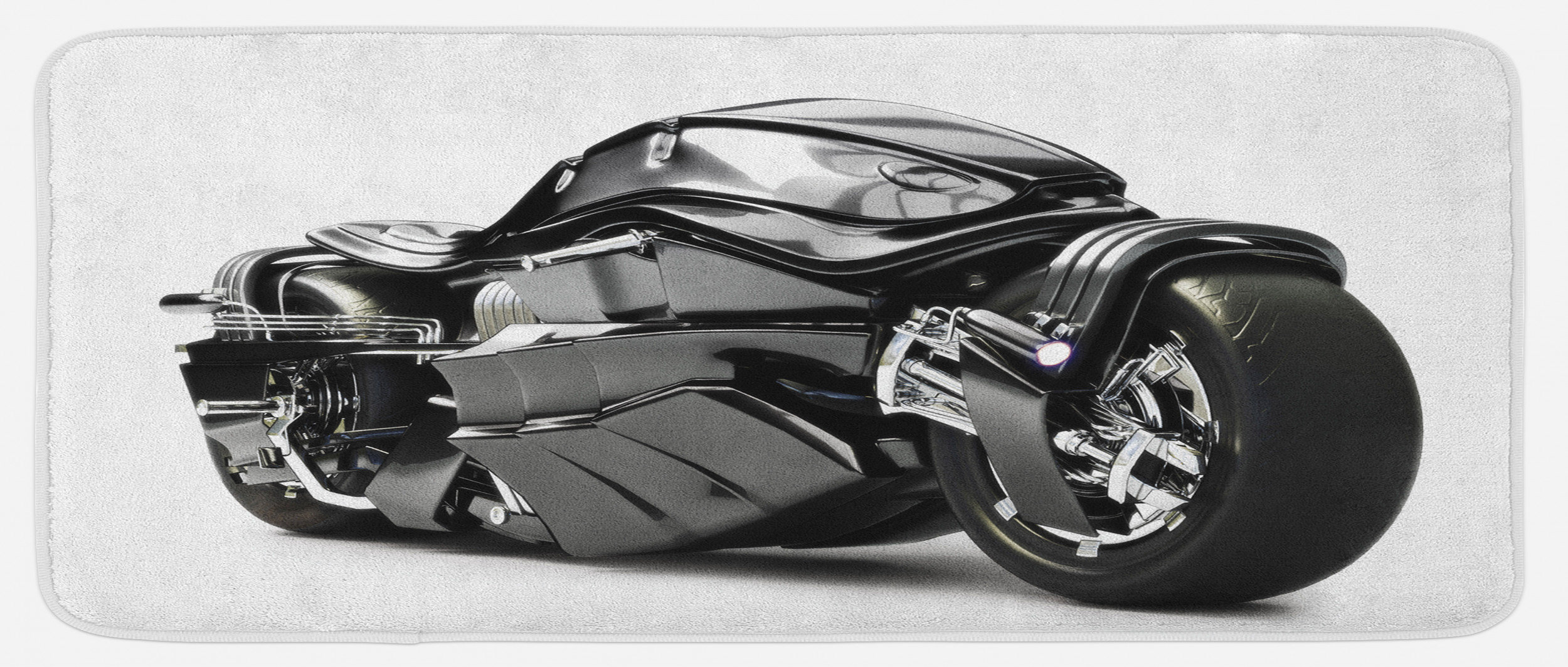 East Urban Home Motorcycle Kitchen Mat | Wayfair