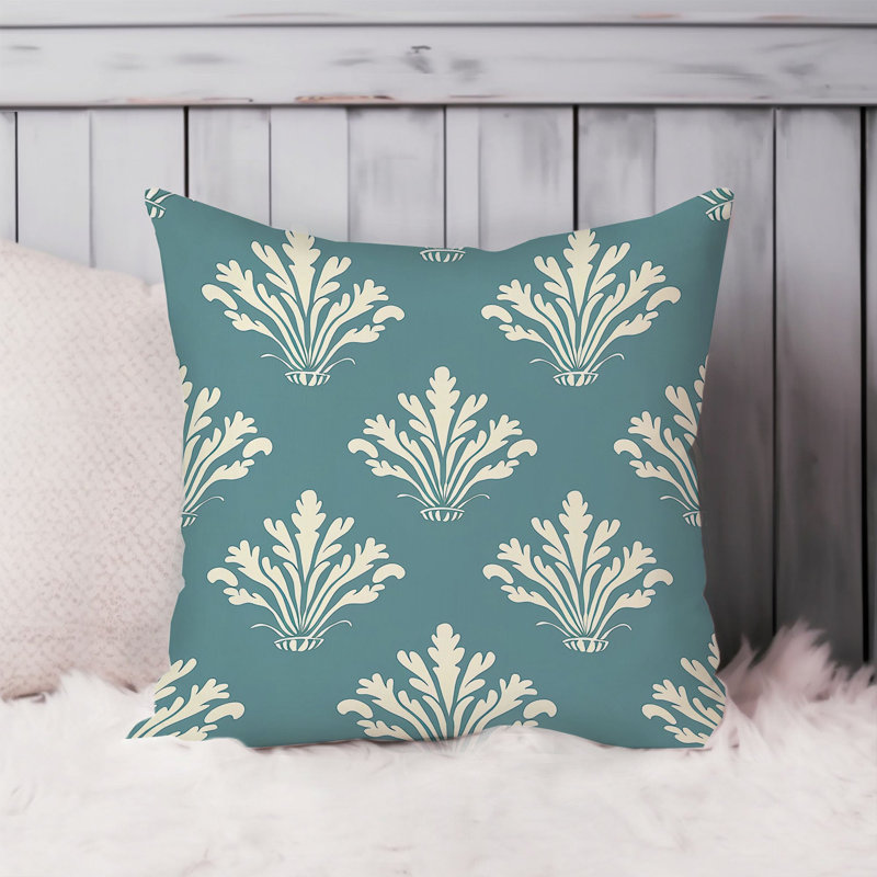 Abstract Coastal Pattern IV Patterns Pillow Cover, 16"H x 16"W