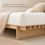 Lit plateforme Minimalist Mortise-and-Tenon-512233189