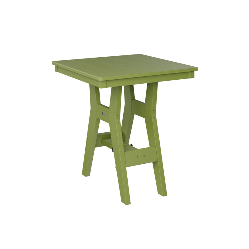 Table carrée à hauteur de comptoir 28 po Berlin Gardens Harbor, Vert kiwi