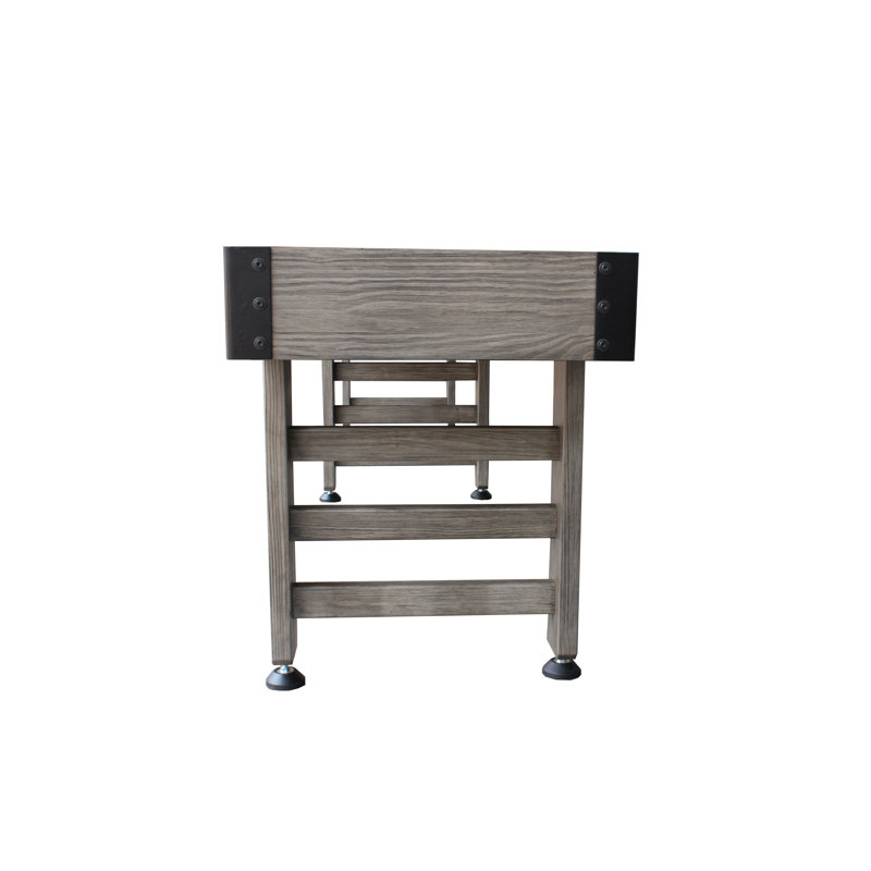 Saybrook Shuffleboard Table, Weathered Midnight Charcoal Gray, 16'