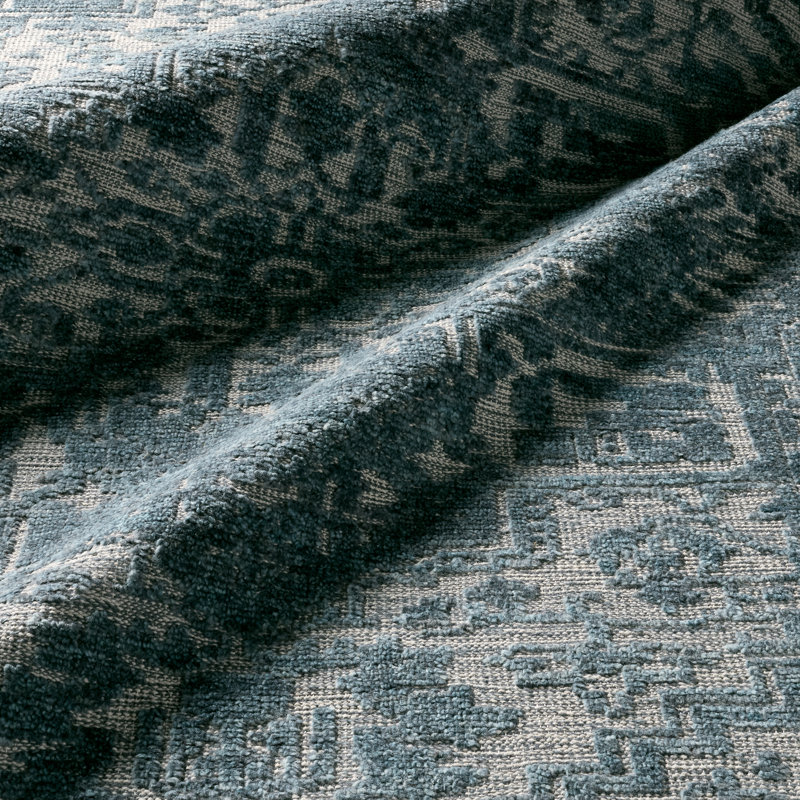 Jaipur Living Pranhita APS03 Handknot Medallion Blue Area Rug (6'X9'), Rectangle 6' x 9'