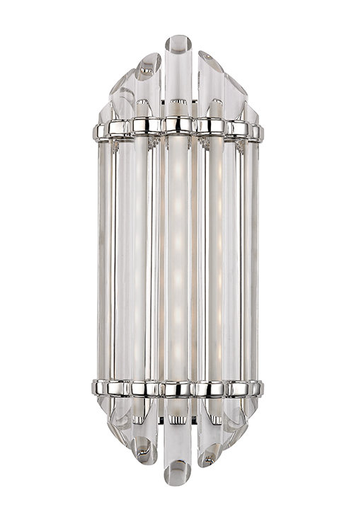 Albion 8-Light LED Bath Bar, Polished Nickel