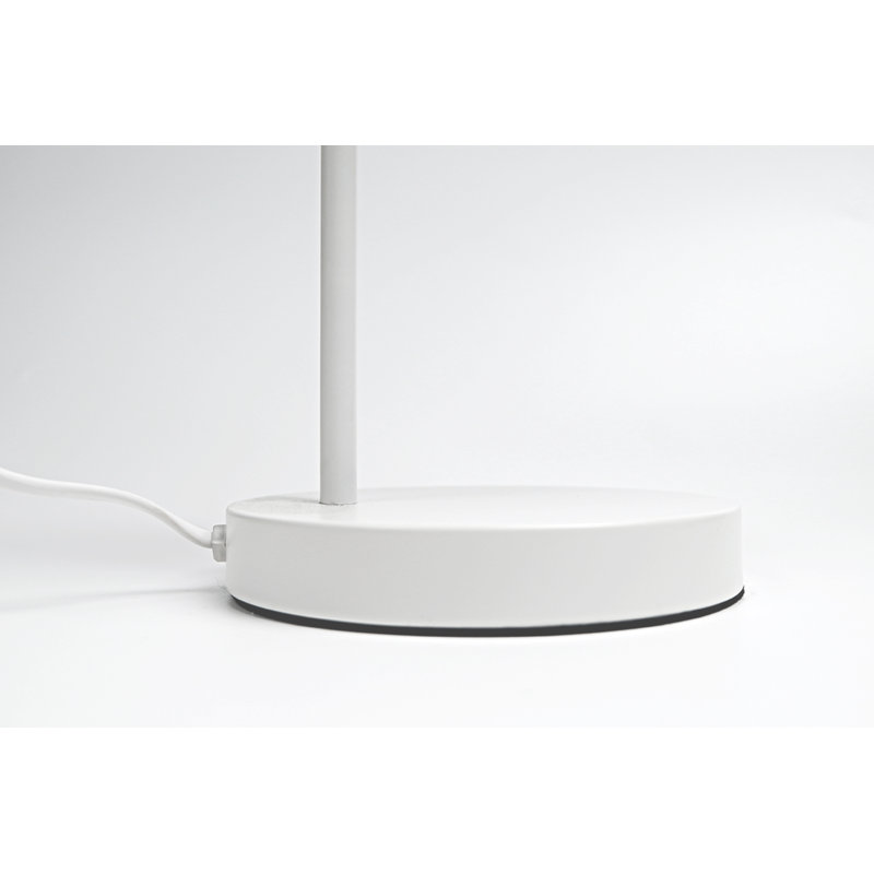 Lampe de bureau en métal Ziyona, Blanc