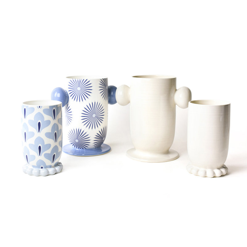 Ensemble de vases cylindriques 4 pièces Iris