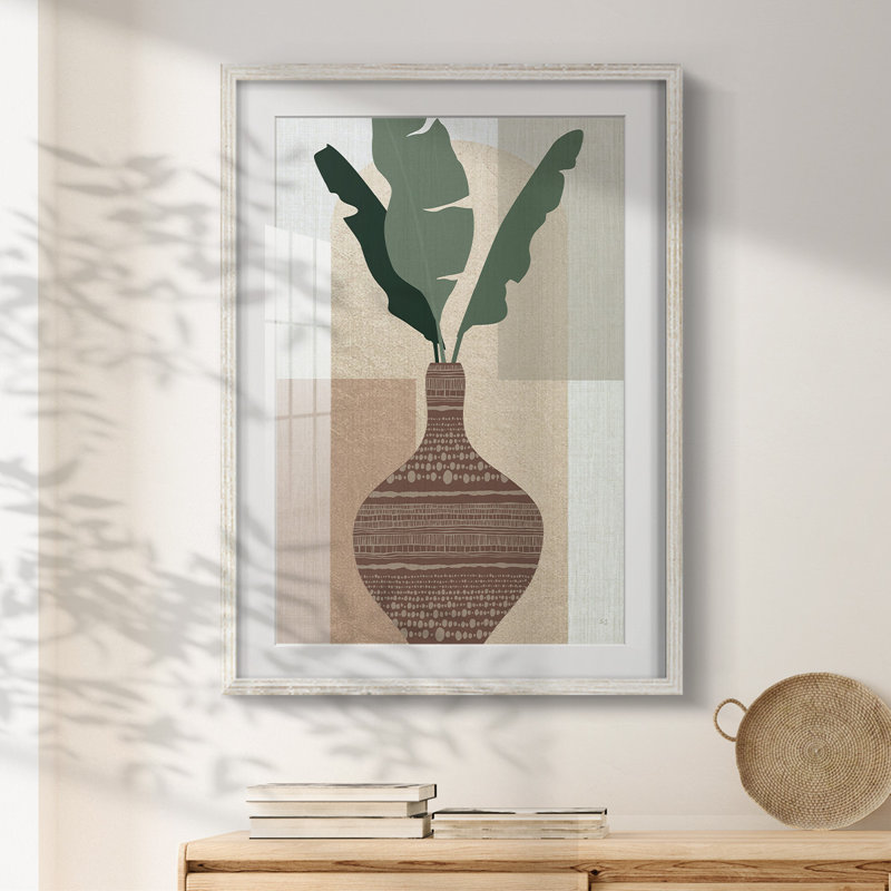 Lindos II - reproduction encadrée, H 28,5 po x l 20,5 po, Blanc